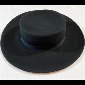 Black Felt Hat